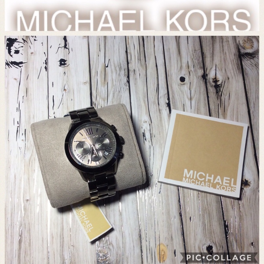 MICHAEL KORS Chronograph Stainless Steel Watch NWT